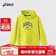 亞瑟士（asics）童裝25年新款搖粒絨連帽衛衣柔軟舒適保暖寬松長(cháng)袖