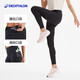 迪卡儂跑步女士緊身褲健身彈力運動(dòng)瑜伽褲-5274556