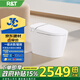 瑞爾特（R&T）小云朵智能馬桶家用自動(dòng)翻蓋臀洗泡沫盾無(wú)水壓一級(jí)水效400坑距
