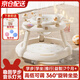 ANGI BABY嬰兒學(xué)步車(chē)可調節高低寶寶學(xué)步手推車(chē)多功能兒童助步車(chē)音樂(lè )玩具 奶咖米【玩具音樂(lè )盤(pán)+腳墊+投籃】 多功能學(xué)步助步車(chē)周歲禮物