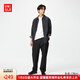 優(yōu)衣庫男裝/男女同款彈力休閑長(cháng)褲/休閑褲褲子機能工裝褲479382 479382/09黑色 XL /180/96B