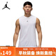 Jordan男無(wú)袖背心喬丹 JORDAN Dry-FIT 速干透氣FN5857-100白L