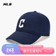 MLB棒球帽子秋夏七夕男女情侶純色休閑百搭運(yùn)動(dòng)帽3ACPB225N-45NYS