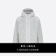 加拿大鵝（Canada Goose）【新品】Alberni男士雙面羊毛抓絨飛行員夾克大鵝外套 7067M 9409 銀樺麻灰/銀樺白 XL
