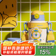 杯具熊兒童保溫杯學(xué)生大容量帶吸管水杯禮物便攜316不銹鋼保溫壺杯子 糯米兒童杯-清雅虎虎530ml
