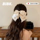 BIBK日本蝴蝶結抓夾女2025氣質(zhì)垂感高級感后腦勺香蕉夾女豎夾頭飾發(fā)飾 F1460粉色蝴蝶結
