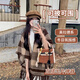 回傾披肩圍巾兩用秋冬美拉德圍巾斗篷大碼加厚保暖流蘇旅游大尺寸脖套 方格咖色 180*110cm