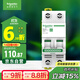 施耐德電氣 空氣開關2P C63A 家用微型斷路器總閘雙進雙出雙極空開 R9F44263