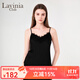 Lavinia Club拉維妮婭2025秋季新品優(yōu)雅性感v領(lǐng)背心女蕾絲花邊吊帶上衣Q45B101 黑色 S 160/84A