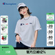 Champion冠軍T恤夏季新款刺繡草寫(xiě)大LOGO圓領(lǐng)T恤無(wú)性別冠軍短袖男女情侶 白色 XL
