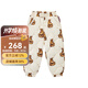 Milkbarn兒童輕薄羽絨褲男女童秋冬季長褲子寶寶外穿棉褲 蜂蜜小熊 80 cm