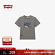 Levi's【商場同款】李維斯25年春夏新款男士街頭潮酷短袖T恤002X3 灰色 002X3-0001 XL