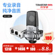 得勝（TAKSTAR） SM-18 EL麥克風(fēng)K歌直播設備專(zhuān)業(yè)錄音唱歌話(huà)筒手機電腦通用外置聲卡套裝 SM-18EL+幻想電源【順豐包郵】 銀色
