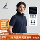 諾帝卡（NAUTICA）【單件直降】男裝25春夏新款棉氨珠地親膚多色短袖翻領(lǐng)T恤KE5101 藏青4NV M