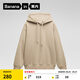 蕉內(nèi)（Bananain）非常服男女同款連帽衛(wèi)衣加絨休閑百搭透氣25秋冬新款男裝 【男女同款加絨】杏卡其 M