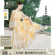 絲柏舍【明星同款】法式碎花連衣裙2025春夏新款女裝度假風(fēng)收腰長裙