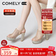 康莉（COMELY）商場(chǎng)同款高跟涼鞋女25年夏季防水臺(tái)魚嘴涼鞋羅馬涼鞋 金色 36