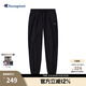 Champion冠軍長(cháng)褲2024春夏新款刺繡小Clogo束腳休閑褲運動(dòng)褲男潮 黑色 L