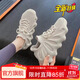 悅步跳繩鞋室內運動(dòng)鞋女健身房專(zhuān)用跑步鞋羽毛球鞋減震靜音防滑瑜伽鞋 米色 【經(jīng)典百搭色】 38