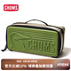 CHUMS洽洽鳥(niǎo)硬殼包戶(hù)外收納包露營(yíng)野營(yíng)多功能休閑相機(jī)鏡頭手提包帶隔板 L碼-綠色CH62-1824-M103 OS（不帶肩帶）