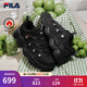 斐樂(lè )（FILA）官方豌豆加絨鞋老爹鞋2025冬季新款休閑厚底運動(dòng)鞋男鞋 黑-BK 42