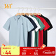 361°短袖男士t恤夏季運動(dòng)服速干衣跑步健身上衣polo衫652424122H-6