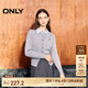 ONLY秋冬時(shí)尚簡約溫柔純色寬松開衫針織衫女|12433A006 G12 中花灰色 S (160) 80A