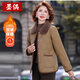墨偶時(shí)尚媽媽冬裝加絨夾棉棉服外套中老年女裝保暖洋氣短款棉衣服棉襖