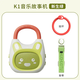 火火兔0-6歲寶寶嬰幼兒童啟蒙益智玩具嬰兒早教機早教故事機K1 K1 新生綠（0歲+）搭配背帶和掛環(huán)