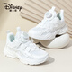迪士尼（Disney）兒童跑步鞋男女童戶外春秋小白鞋中大童透氣運動鞋 312雙網  37 