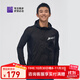 必邁2025新款男女跑步輕彈風(fēng)衣運動(dòng)外套透氣連帽輕量透濕競賽夾克上衣 騎士黑 男 XL