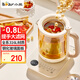 小熊（Bear）養生壺316不銹鋼加大濾網(wǎng)煮茶壺煮茶器多段保溫花茶壺 家用辦公室多功能燒水壺送禮推薦禮物 【316L不銹鋼 0.8L大濾網(wǎng)】 1.5L