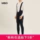 MBO斷碼男女款全天候騎行褲 男款連城-黑色 M