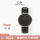 丹尼爾惠靈頓（DanielWellington）DW手表男士休閑商務(wù)皮帶男表時(shí)尚穿搭歐美表七夕節(jié)禮物DW00100127