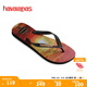 havaianas哈唯納Hype III沙灘男士人字拖夏季海邊戶(hù)外休閑涼拖鞋可外穿 6196-黑/桃 41-42 巴西碼