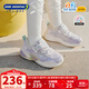 江博士秋季男女童潮流學(xué)步鞋 防滑耐磨兒童鞋 透氣健康兒童運動(dòng)鞋 紫色 24 碼 腳長(cháng)約14.2-14.8