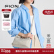 菲安妮（FION）2025年新款包包女包小眾感凱莉包新款單肩斜挎包 生日禮物