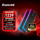佰維（BIWIN）48G(24G×2)套裝 DDR5 6000頻率臺式機內存條 時(shí)空行者DW100炫光 RGB燈條(C28)黑色 AI PC電腦配件