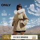 ONLY 2024冬季90白鴨絨抽繩連帽毛領(lǐng)派克羽絨服女|124423026