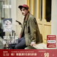 森馬（Semir）[純棉]夾克男巴恩風(fēng)工裝外套男燈芯絨夾克秋寬松上衣101524108201