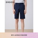 ERDOS 春夏舒適透氣百搭商務休閑五分褲日常純色男短褲 藏藍 XL 180/90A