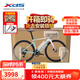 喜德盛（xds）公路自行車AD350單盤12速碳叉碳座桿油碟桶軸功率計(jì)進(jìn)階車 25款-流光青 【整車安裝】 480mm (身高165-175cm)