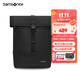 新秀麗（Samsonite）都市通勤大容量雙肩包休閑翻蓋設計商務(wù)旅行通勤包書(shū)包TR1 TR1*09030黑色