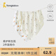 童泰（TONGTAI）嬰兒包單抱巾純棉0-6月新生兒褓巾外出防風(fēng)抱毯初生兒裹巾2件裝 灰橘松鼠【7A抗菌 50S高支棉】 85x85cm