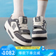 美職棒（MLB）官方運動(dòng)鞋女鞋子 復古學(xué)長(cháng)鞋時(shí)尚休閑鞋老花板鞋男鞋新3ASXP025N 紐約洋基隊/深麻灰色 41 (260mm)