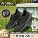 金利來(lái)（Goldlion）男鞋休閑鞋輕質(zhì)舒適透氣運(yùn)動(dòng)網(wǎng)面鞋G551410345AAE黑色41