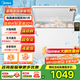 美的(Midea)301升一級能效冷柜臥式冰箱冷藏冷凍家商兩用囤貨冷柜BD/BC-301KM(E) 301L
