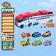 汪汪隊立大功（PAW PATROL）狗狗巡邏隊玩具 合金大巴+合金車(chē)套裝
