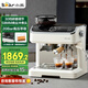 小熊（Bear）咖啡機 意式半自動(dòng)家用咖啡機 研磨一體機 現磨咖啡豆手動(dòng)打奶泡 KFJ-E28A5