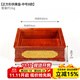 實(shí)木供果盤(pán) 家用藏式八吉祥供盤(pán)佛前銅包邊托盤(pán)貢盤(pán)擺件 正方形供果盤(pán)-中號B款